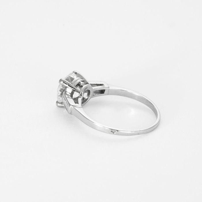 BOUCHERON - solitaire diamant platine