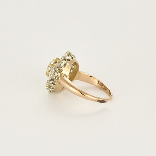 Bague 51 Bague en Or jaune et diamants 58 Facettes LJ 25-301