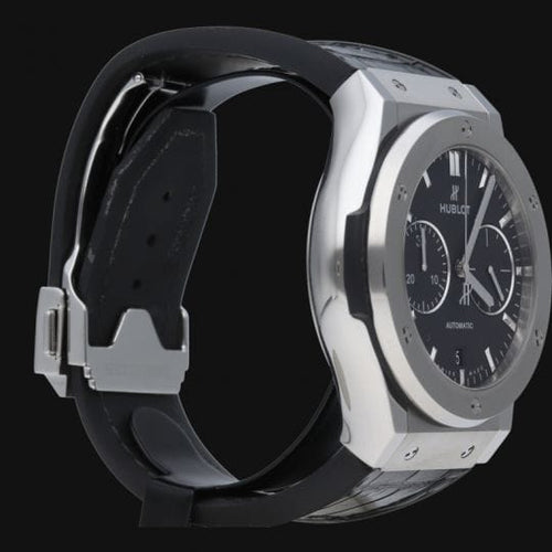 Montre Hublot Montre Classic Fusion 45 Chronograph Titanium Blue 58 Facettes MT43952