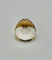 Bague 54 Bague or jaune grenat 58 Facettes