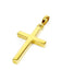 Pendentif Croix en or jaune 58 Facettes