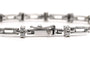 Bracelet Bracelet contemporain serti de diamants taille brillant en or blanc 18 carats 58 Facettes B777
