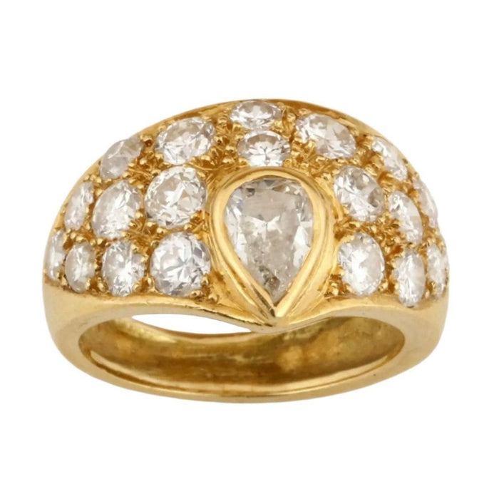 Bague Bague Jonc or jaune diamants 58 Facettes JONCd2