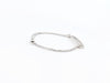 Bracelet bracelet DINH VAN maillon slim 14 or blanc 18k diamants 0.48 ct 58 Facettes 265172