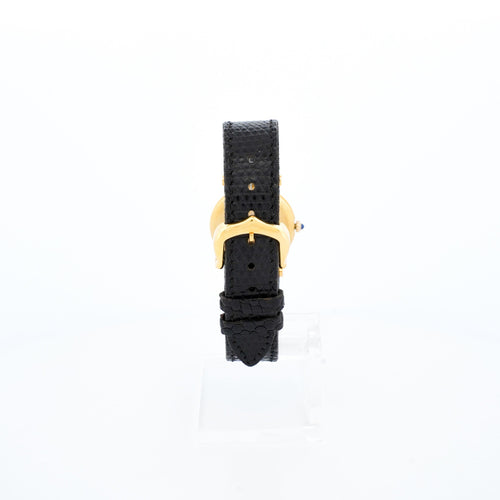 Montre CARTIER - Montre Must Vendôme - Black roman dial - SM 58 Facettes