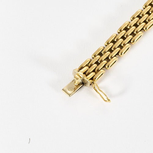 Bracelet Bracelet à maille grain de riz en or jaune 58 Facettes BEA3562