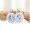 Boucles d'oreilles Boucles d'oreilles vintage ornées de diamants taille brillant et de spinelles 58 Facettes J00003070
