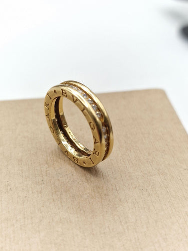 Bague 52 Bvlgari - Bague B.zero1 en or jaune 18k et diamants 58 Facettes