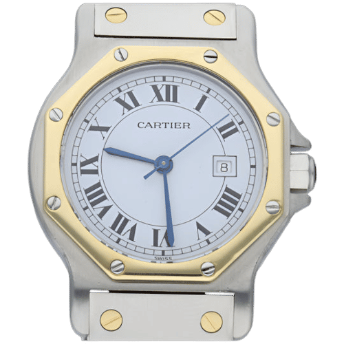 Montre Cartier Montre Santos Octagon 58 Facettes MT43131