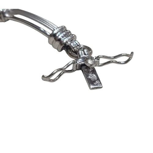 Bracelet Bracelet en or blanc 18k et diamants taille brillante 58 Facettes P13