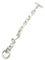 Bracelet HERMES. Collection "Aléas" bracelet argent 925/00 PM 58 Facettes