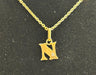 Pendentif Pendentif lettre N or jaune diamants 58 Facettes LP251