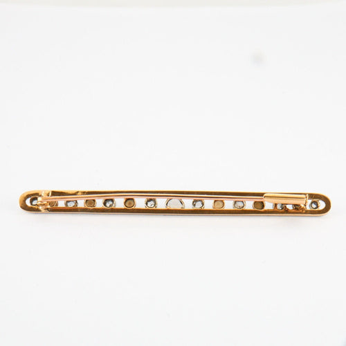 Broche-Barrette 2 Ors & Diamants