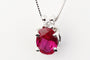 Collier Collier Rubis Diamant 58 Facettes