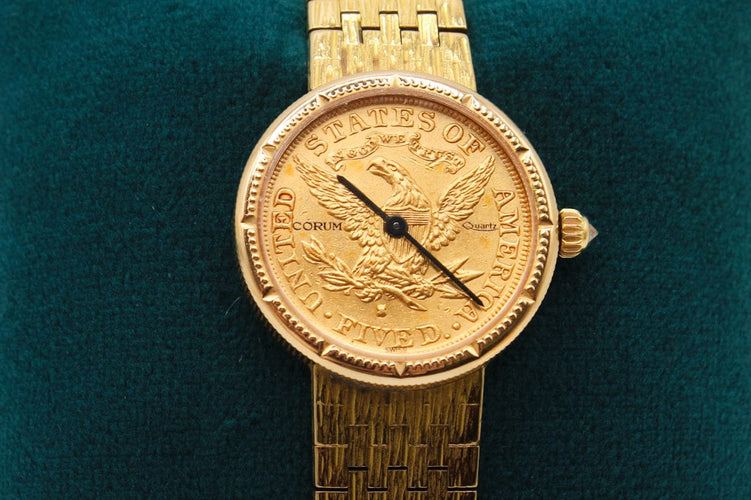 Montre Montre femme or jaune 5 dollars 58 Facettes MT240129