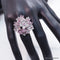 Bague Bague joaillerie saphir rose - ref 4402 58 Facettes 4402