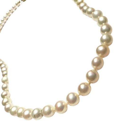 Collier Collier en or 18 carats d'époque contemporaine avec pendentif perle 58 Facettes Q47B