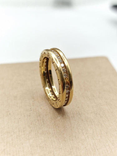 Bague 52 Bvlgari - Bague B.zero1 en or jaune 18k et diamants 58 Facettes