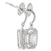 Boucles d'oreilles Boucles d'oreilles or blanc diamants 58 Facettes 4168