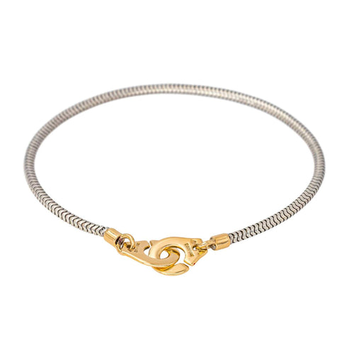 Bracelet Dinh Van Bracelet Menottes Or jaune, Argent 58 Facettes 4465722RV