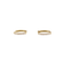 Boucles d'oreilles Boucles d'oreilles créoles, or jaune, diamants. 58 Facettes 34286