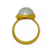 Bague 54 Bague or jaune demi perle 58 Facettes 330064900