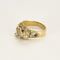 Bague 57 Bague animalière en or jaune, diamants, rubis et saphirs 58 Facettes B250565