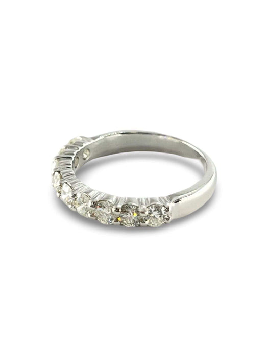 Bague 51 Demi Alliance or et diamants 0,72 ct 58 Facettes 00024701