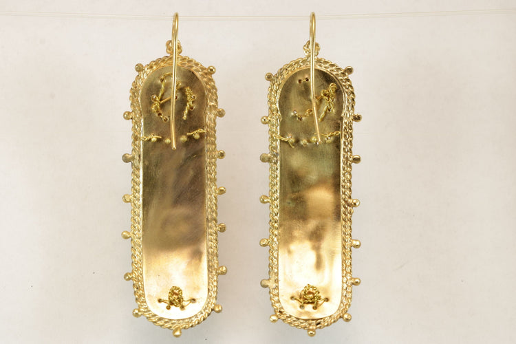 Boucles d'oreilles Boucles d'oreilles en or et perles anciennes 58 Facettes 7624