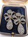 Boucles d'oreilles Boucles d'oreilles or jaune et argent avec diamants 58 Facettes