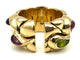 Bague 52 CHOPARD. Collection "Casmir", bague or jaune 18K et pierres de couleur 58 Facettes