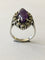 Bague 54 Bague Améthyste, quartz & marcassites 58 Facettes 602317