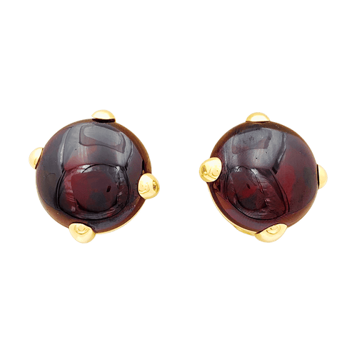 Boucles d'oreilles Boucles d'oreilles Pomellato, "Griffe", grenat, or jaune. 58 Facettes 34574