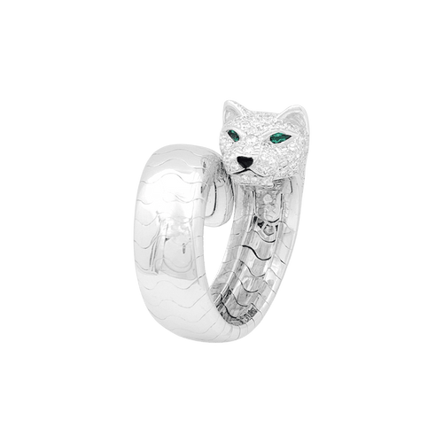 Bague 54 Bague CARTIER, "Lakarda", or blanc, diamants. 58 Facettes 34621