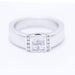 Bague 53 Bague en or blanc avec diamants 58 Facettes N102929EJ