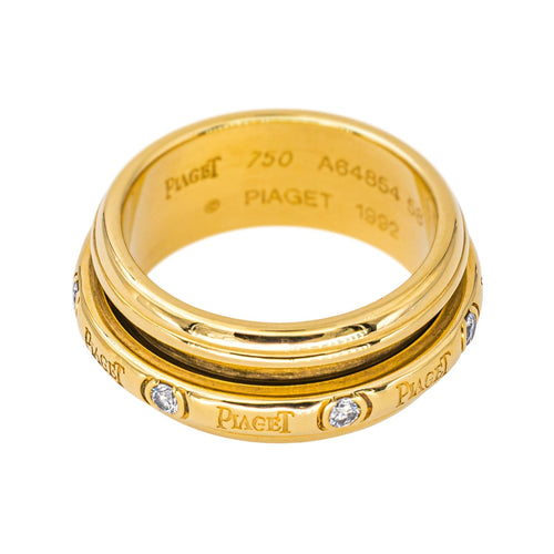 Bague 58 Piaget  Bague Possession Or jaune Diamant 58 Facettes 4445911CN