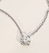 Collier Collier chaîne or blanc diamant 0,49 carat 58 Facettes AB415