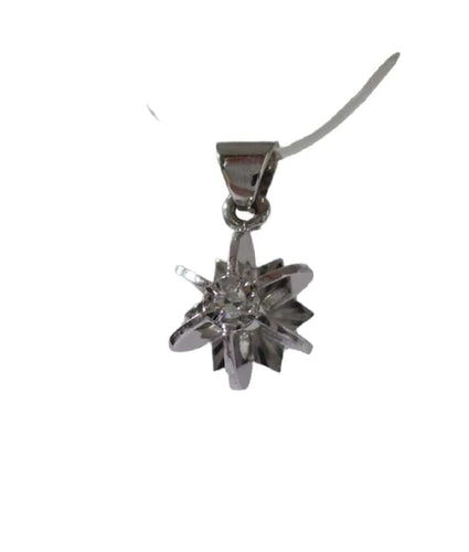 Pendentif Pendentif sphère étoile Art Déco or blanc diamant 58 Facettes