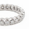 Bague 53 Bague Alliance Or blanc Diamant 58 Facettes 2282971CN