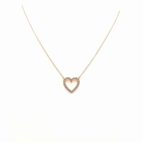 Collier Collier en or rose & diamants 58 Facettes