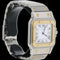 Montre Cartier Montre Santos Dame Or Jaune 18K Et Acier 58 Facettes MT45185