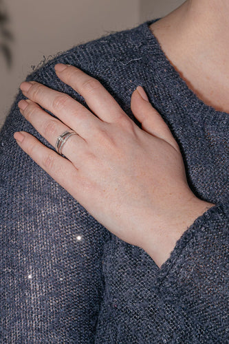 Bague 56 Bague Solitaire Or blanc Diamant 58 Facettes 3904630CN