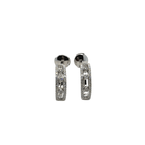 Boucles d'oreilles Messika - Créoles Move Pavées 58 Facettes 1.0000887/4