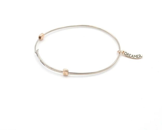 Bracelet Bracelet rigide DoDo en argent et or 9 carats 58 Facettes 13878