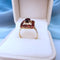 Bague 57.5 Bague grenats Or jaune 18K 58 Facettes 1756