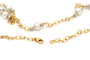 Collier Collier contemporain en or jaune et blanc 18 carats et perles 58 Facettes B676