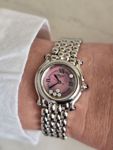 Montre Chopard - Montre Happy Sport Diamonds 58 Facettes