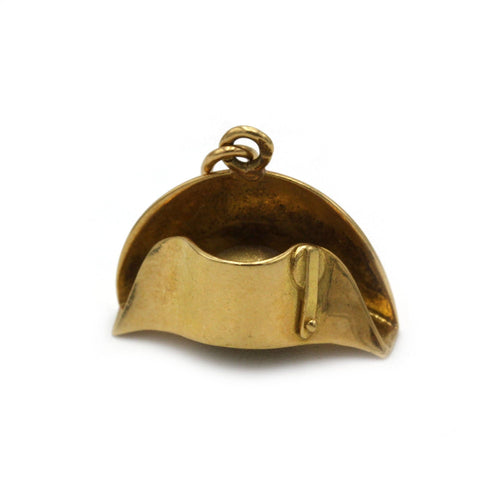 Pendentif Charm/pendentif tricorne napoleon or jaune 750 58 Facettes 1250