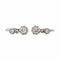 Boucles d'oreilles Boucles d'oreilles Dormeuses Or blanc Diamant 58 Facettes 3575736CN