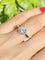 Bague 51 Bague solitaire en or blanc et diamant 58 Facettes